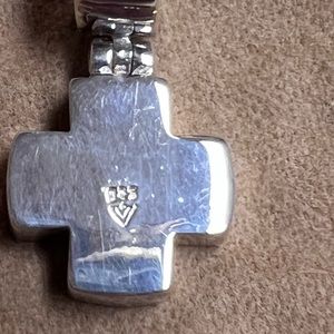 Silpada Fish Cross Pendant